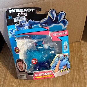 MrBeast Lab Stretchy Iconic Panther - Blue Action Figure
